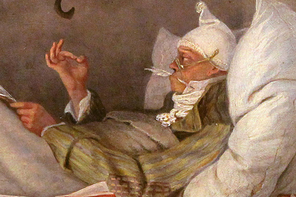 Der arme Poet Detail 1